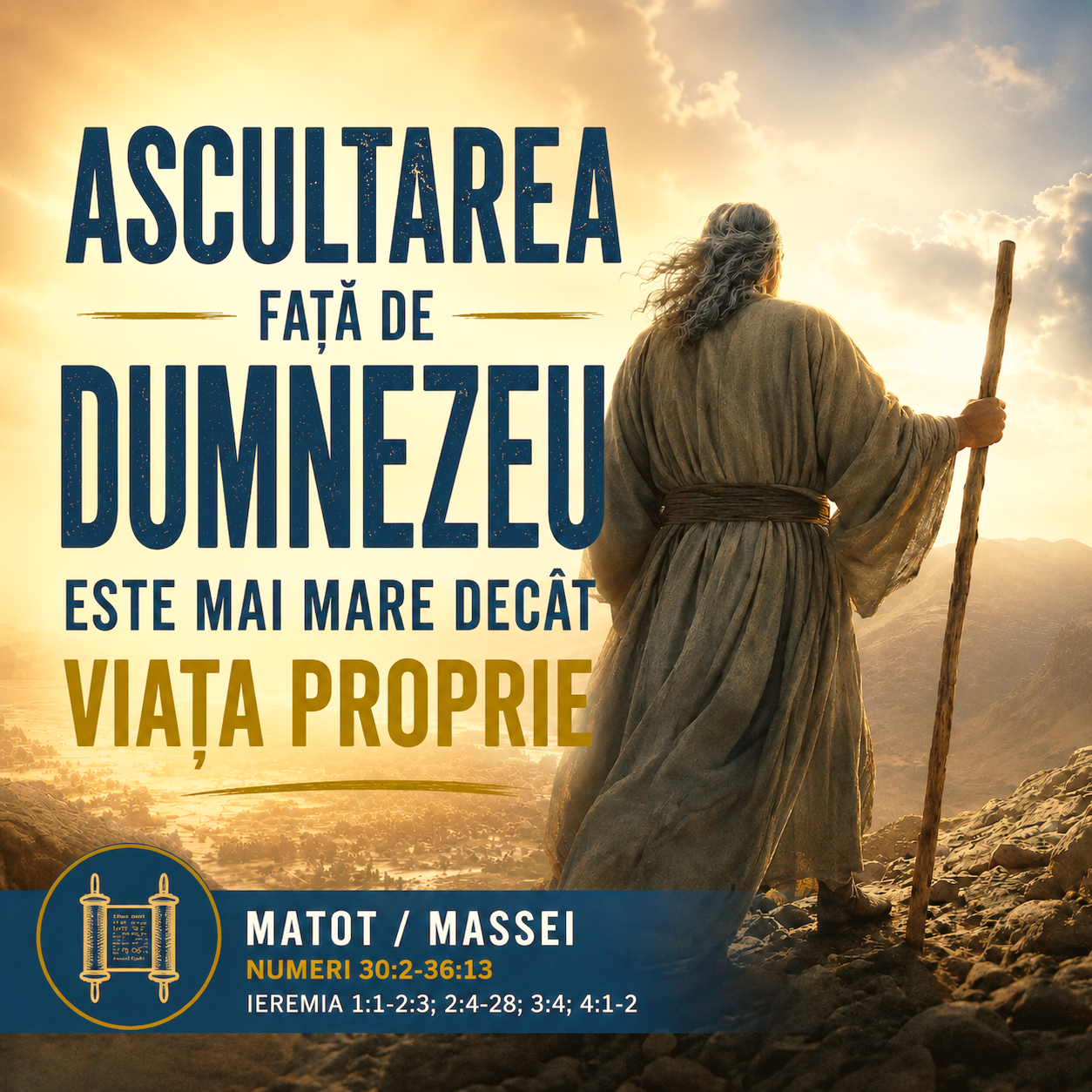 Porțiunea din Tora:  Matot (Triburile)     Massei (Călătoriile)