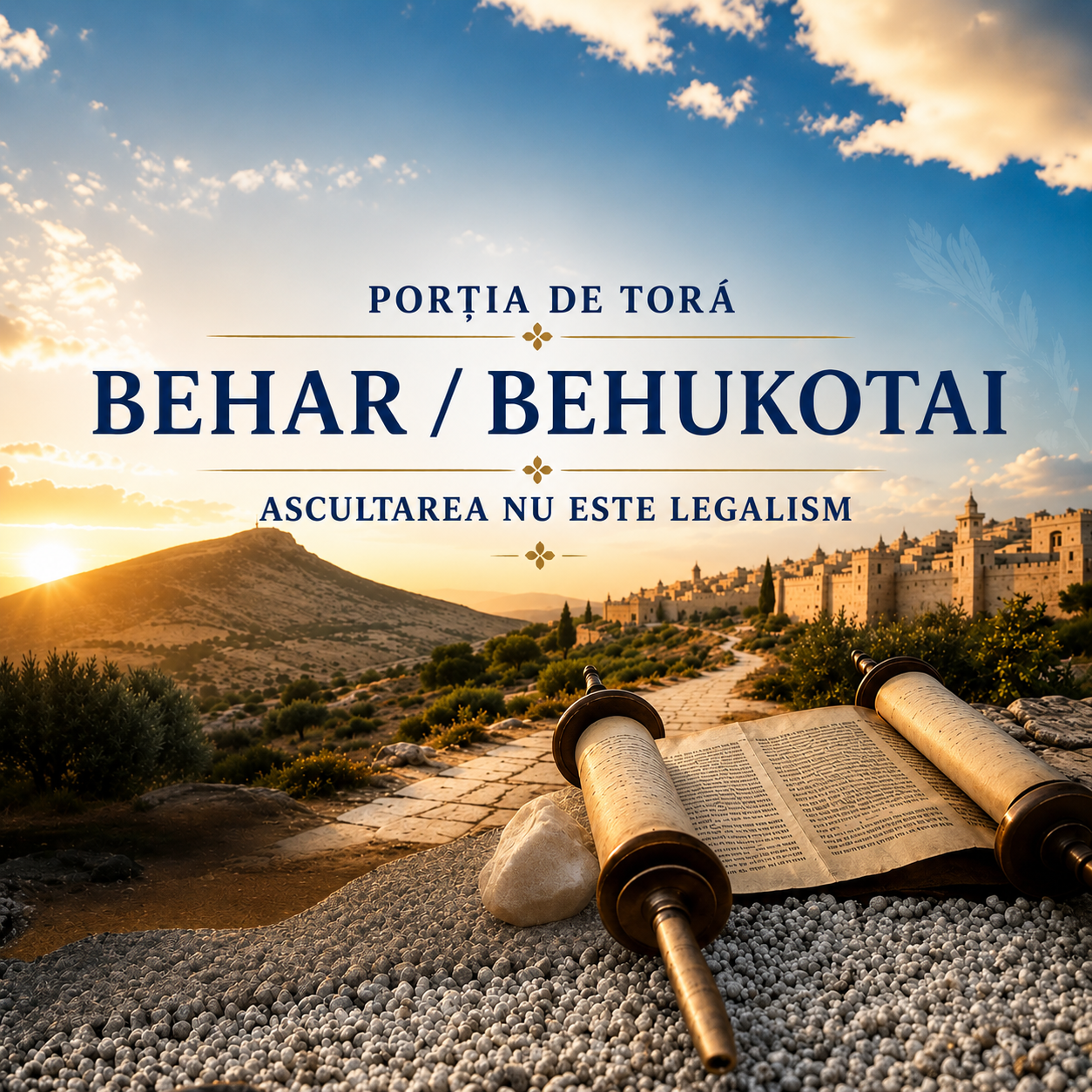 Behar – (Pe munte) / Bechukotai – (În legile Mele)